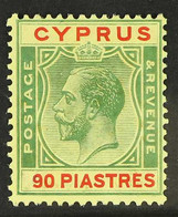 1924-28 90pi Green And Red / Yellow, SG 117, Fine Mint. For More Images, Please Visit Http://www.sandafayre.com/itemdeta - Andere & Zonder Classificatie