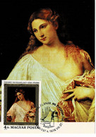 CARTE MAXIMUM HONGRIE  1976 400ème ANNIVERSAIRE DE LA MORT DE TITIAN - Maximum Cards & Covers