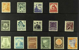 1947-50 Pictorial Definitive Set, Scott 837/51, Never Hinged Mint (15 Stamps) For More Images, Please Visit Http://www.s - Mexique