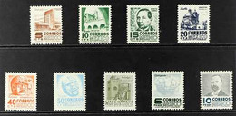 1963-66 Pictorial Definitive Set, Scott 943/52, Never Hinged Mint (9 Stamps) For More Images, Please Visit Http://www.sa - Mexique