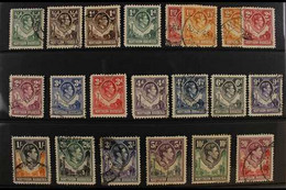 1938-52 Complete Definitive Set, SG 25/45, Fine Used. (21 Stamps) For More Images, Please Visit Http://www.sandafayre.co - Noord-Rhodesië (...-1963)