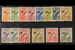 1931 "Air Mail" Overprinted Set Complete, SG 163/76, Very Fine Mint (14 Stamps)  For More Images, Please Visit Http://ww - Papouasie-Nouvelle-Guinée