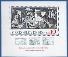 Ceskoslovakia 1981 Picasso Guernica Block MNH 2011.1809 Painting, Spainish Civil War - Moderni