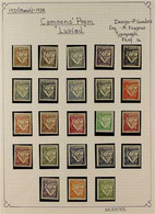 1931-1965 FINE MINT COLLECTION In Hingeless Mounts On Leaves, ALL DIFFERENT, Includes 1931-38 Lusiadas Set, 1940 Hill Se - Andere & Zonder Classificatie