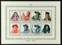 1947 Costumes Miniature Sheet (Michel Block 13, SG MS1009a), Never Hinged Mint, Fresh & Attractive. For More Images, Ple - Andere & Zonder Classificatie