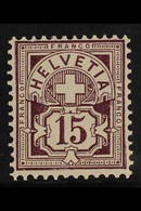 1906-07 15c Purple "Numeral", Mi 87a, SG 199, Never Hinged Mint For More Images, Please Visit Http://www.sandafayre.com/ - Andere & Zonder Classificatie