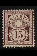 1906-07 15c Purple "Numeral", Mi 87a, SG 199, Never Hinged Mint For More Images, Please Visit Http://www.sandafayre.com/ - Altri & Non Classificati