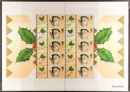2000 "SMILERS" SHEET 1st Class "Xmas Cracker" Complete Sheet, SG LS3, Very Fine Never Hinged Mint. For More Images, Plea - Andere & Zonder Classificatie