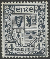 Ireland. 1940-68 Definitives. 4d MH. SG 117 - Unused Stamps