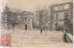 La Tour D'Aigues Le Chateau Carte Postale Animee 1905 - La Tour D'Aigues