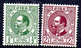 Ireland 1943 50th Anniversary Of The Gaelic League Set Of 2, Hinged Mint, SG 129/30 - Unused Stamps
