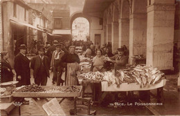 011740 "NICE - LA POISSONNERIE - LA PESCHERIA" ANIMATA, MERCATO DEL PESCE. CART NON SPED - Street Merchants