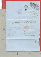 REGNO D'ITALIA STAMPATI FRANCHI - 1862 Stampa Gazzetta Dei MUNICIPI I - NAPOLI CAMPELLO PERUGIA SPOLETO - AMBULANTE - Oficiales