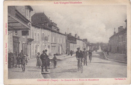 CHATENOIS - La Grande-Rue Et Route De Mannecourt - Animé - Chatenois