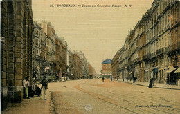 Bordeaux * Cours Du Chapeau Rouge * Cpa Toilée Colorisée - Bordeaux