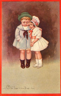 Enfants * Série De 4 CPA Illustrateur E. COLOMBO * Art Déco Art Nouveau Jugendstil * Série N°582 * Child Children - Colombo, E.