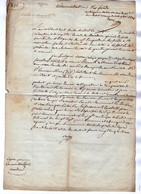 VP17.701 - MILITARIA - SAINT MARCELLIN X CHANDIEU 1838 - Document Concernant Le Garde Forestier ROCHAS à VIENNE - Dokumente