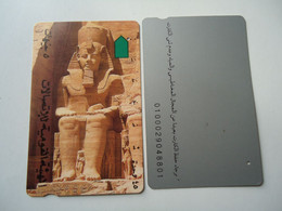 EGYPT USED CARDS     HERITAGES  MONUMENTS - Landscapes