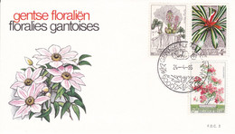 B01-212 1749 1751 NAT FDC 2 Floralie Floriade Floralies Gantoises V 23-2-1975 9000 Gent €4 - Unclassified