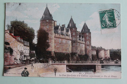 La Pont Ste Croix Et Le Chateau Appartenant Au Duc De Rohan - Rohan