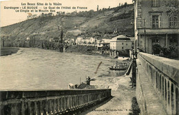 Le Bugue * Le Quai De L'hôtel De France * Le Cingle Et Le Moulin Bas - Andere & Zonder Classificatie