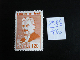 Brésil 1965 - Docteur Vital Brazil - Y.T. 770 - Neuf (**) Mint (MNH) Postfrisch (**) - Otros & Sin Clasificación