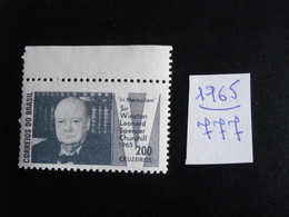 Brésil 1965 - Mort De Sir Winston Churchill  - Y.T. 777 - Neuf (**) Mint (MNH) Postfrisch (**) - Andere & Zonder Classificatie