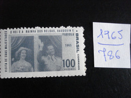 Brésil 1965 - Visite Du Roi Baudouin  - Y.T. 786 - Neuf (**) Mint (MNH) Postfrisch (**) - Andere & Zonder Classificatie