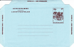 B01-212 P147-019I - Entier Postal - Aérogramme N°19 I (FN) Belgica 1982 - 17 F - Représentation Du Cob 2074 - Estafette - Aérogrammes