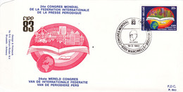 B01-212 Bel PTT 2084 Presse Périodique FDC P683 6001 Marcinelle 19-03-1983 1.35€ - 1981-1990