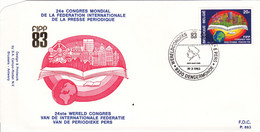 B01-212 Bel PTT 2084 Presse Périodique FDC P683 9330 Dendermonde 19-03-1983 1.35€ - 1981-1990