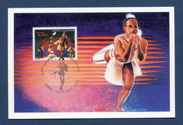 ⭐ Nouvelle Calédonie - Carte Maximum - Premier Jour - FDC - Spectacle Aji Aboro - 1999 ⭐ - Maximum Cards