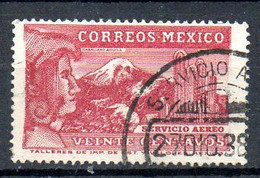 MEXIQUE. PA 63 Oblitéré De 1934-5. Le Popocatepetl. - Volcans