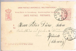 Luxembourg, 1886, For Zurich - Other & Unclassified