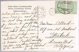 Luxembourg, 1913, For Bruxelles - Altri & Non Classificati