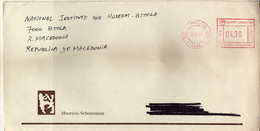 Argentina Cover Mauricio Schvarzman Via Macedonia 2007.meter Stamp - Briefe U. Dokumente