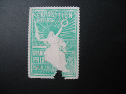 Vignette  Exposition Universelle De 1900 : Grand Prix Paris 1900 - 1900 – París (Francia)
