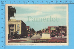 Charlottetown P.É.I. - Great George Street, Cenotaph - Prince Edward Island - Canada - Charlottetown