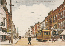 N° 9177 R -cpm Tramway Springfield -illinois- - Strassenbahnen