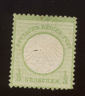 Reich Nr 2 (*) Ohne Gummi.  KW:  650-euros *.  Défaut Tache D'encre  Mit Fehler Fleck - Unused Stamps