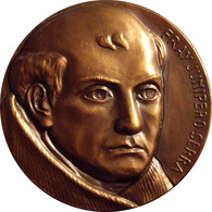 ESPAÑA. MEDALLA F.N.M.T. FRAY JUNÍPERO SERRA. 1.985. BRONCE. ESPAGNE. SPAIN MEDAL - Professionali/Di Società