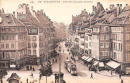 STRASBOURG-STRASSBURG-67-Bas-Rhin-Grandes Arcades - Commerce Maison Meyer Publicité BYRRH - TRAM - TRAMWAY N° 1 - Strasbourg