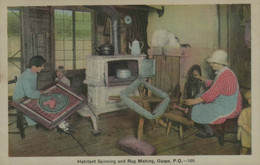 GASPE - Habitant Spinning And Rug Making - Gaspé