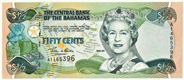 Bahamas - 50 Cents - 1/2 Dollar - 2001 - Pick: 68 - Unc. - Serie A - Queen Elizabeth II - Bahama's