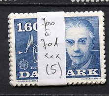 Danemark - Dänemark - Denmark Lot 1980 Y&T N°700 à 701 - Michel N°699 à 700 *** - EUROPA - Lot De 5 Séries - Hojas Completas