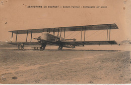 Delcampe - 93 - LE BOURGET- Aédrome Du Bourget - Goliath Farman - Compagnie Air Union - Le Bourget