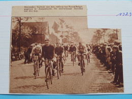 Omloop Van NOORD België Te ZWIJNDRECHT : DERODES Winnaar : 1929 ( Zie Foto Voor Detail ) KRANTENARTIKEL ! - Cyclisme