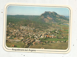 Cp , 83 ,  ROQUEBRUNE SUR ARGENS , Vue Générale Et Son Rocher , Voyagée , Ed. Sam , Photo G. Chassagne - Roquebrune-sur-Argens