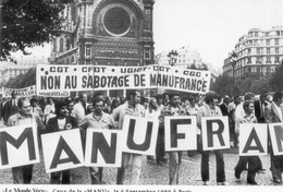 Le Monde Vécu - 4 Septembre 1980 - Paris - Manifestation De Ceux De Manufrance - Parteien & Wahlen