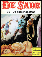 "DE SADE 30: De Boerenopstand" - Strip Voor Volwassenen - Uitgeverij "DE VRIJBUITER", Tilburg. - Otros & Sin Clasificación